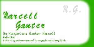 marcell ganter business card